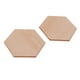 thumbnail image 4 of 50/100/200 piezas de MDF natural grueso con formas hexagonales para manualidades para hacer joyas. 50 piezas 60 mm, 4 of 9