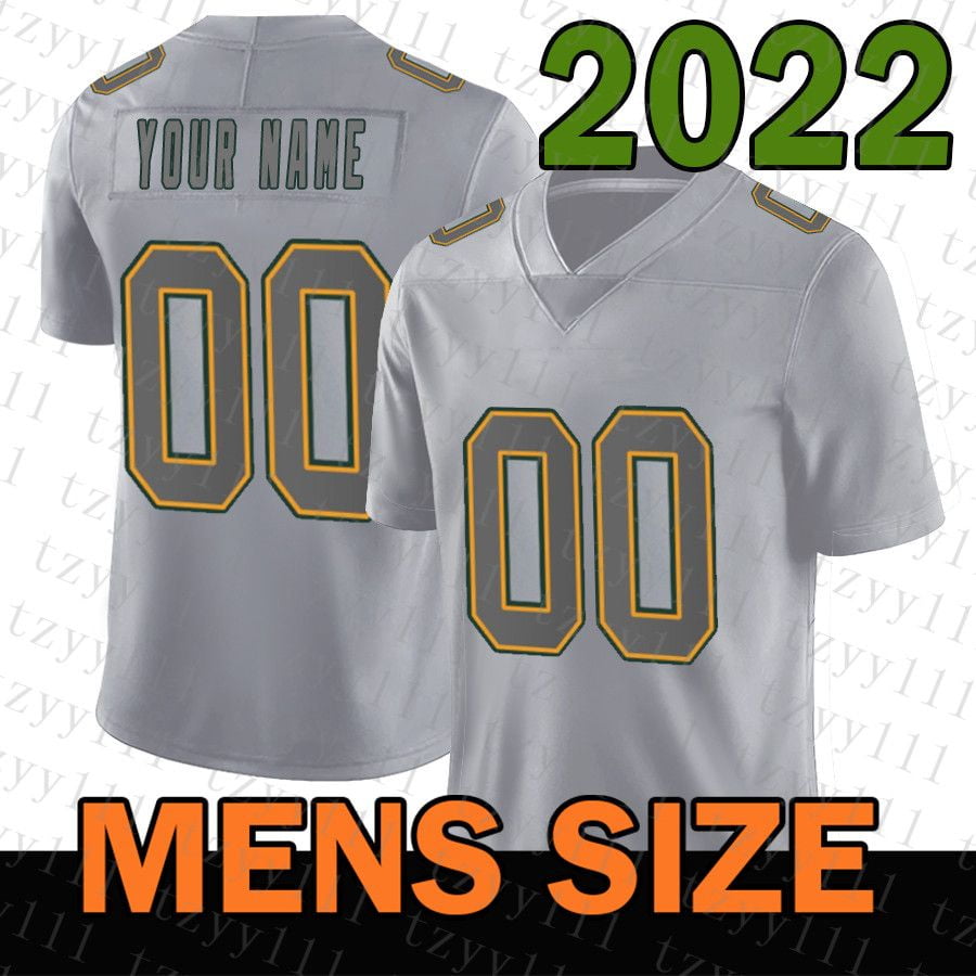 03D Hommes femmes jeunes Aaron Rodgers Football Packer Jersey Quay Walker  Christian Watson Devonte Wyatt Jones Jaire Alexander AJ Dillon Randall Cobb  Love Grey 