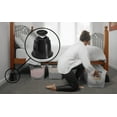 thumbnail image 3 of Slipstick CB671 5 Inch Bed Risers/Furniture Raisers with Steel Reinforced Holder Top, Lifts Height 5" (4 Pack) Supports 2,640 Pounds, Round, Black, Stackable with CB674 & CB672, 3 of 3