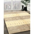 thumbnail image 3 of Ahgly Company Machine Washable Indoor Rectangle Contemporary Khaki Gold Area Rugs, 6' x 9', 3 of 7