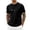 Black, variant on Huangxinggg Graphic T Shirt Letter Print Starry Sky Short Sleeve Tee Casual Summer Top Comfortable Blend Shirt Fitted T Shirts