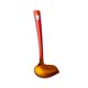 thumbnail image 5 of Cucharón para salsa, cuchara para sopa, cucharón pequeño, cuchara para servir muy pulida con boquilla para verter. Rojo, 5 of 9
