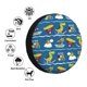 thumbnail image 4 of Balery Dinosaur on the Beach Vacation Cubiertas para Neumáticos - Protector Resistente para Neumáticos de Camioneta, SUV, Remolque, Camper y RV-14 inch, 4 of 6