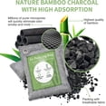 thumbnail image 2 of 8 Pack Bamboo Charcoal Air Purifying Bag, Activated Charcoal Bags Odor Absorber, Moisture Absorber, Natural Car Air ener, Shoe Deodorizer, Odor Eliminators For Home, Pet, Closet, Car, 2 of 4