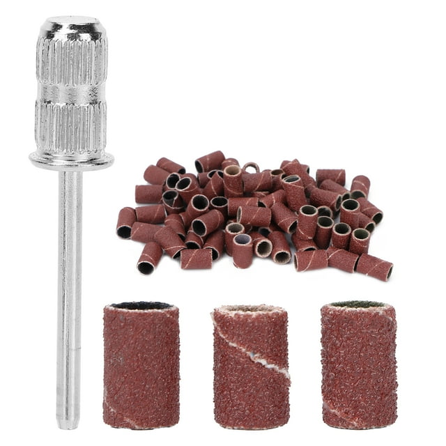 Kit de Limas de uñas ANGGREK Brocas para uñas bandas de lijado Grano 80/120/180