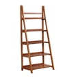 thumbnail image 5 of Linon Meade Mid-century Modern Ladder Bookcase White, 5 of 5