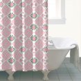 thumbnail image 4 of Pioneer Flower Floral Print Pattern Shower Curtain 72"x84", Bathroom Decorative Shower Curtain Set with 12 Hooks, Waterproof Washable, 4 of 6