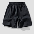 thumbnail image 3 of Maean Mens Big and Tall Shorts High Waist Causal Dressy Short Trousers Stretch Shorts with Pockets M-5XL, 3 of 6