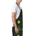 thumbnail image 2 of Uemuo St. Patrick's Day8 Pattern Waterproof Apron Adjustable Dishwasher Apron- Apron for Women Men Heavy Duty Work Apron for Dishwashing Chemical Lab, 2 of 9