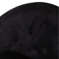 thumbnail image 2 of Impressions Vanity Antoinette Round Tufted Vanity 360 Degree Swivel Chair for desk (Black Velvet), 2 of 5