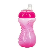 Nuby No-Spill Easy-Grip Pink Soft Spout Sippy Cup, 10 fl oz