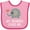 Pink and Fuchsia, variant on Inktastic Memere Grandma Loves Me Boys or Girls Baby Bib