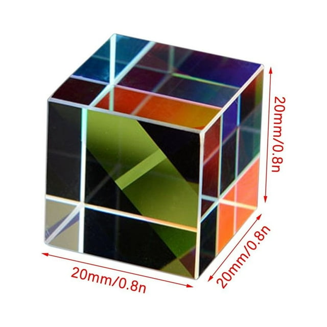 Chromatic Mirror Beamsplitter Optical Glass Mirror Dispersion Hexagonal Cube