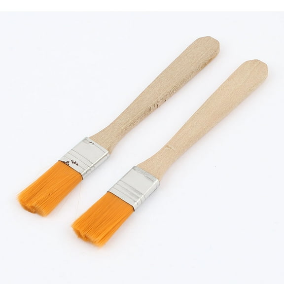 Unique Bargains 2 Pcs Baking Bakeware Bread Cook Pastry Oil Cream BBQ Tool Basting Brush