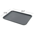 thumbnail image 4 of 6-Pack Extra Large Serving Tray, Plastic Rectangular Tray, Gray, 4 of 7
