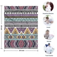 thumbnail image 4 of Colorful Geometric Triangle Diamond Pattern Blanket,Comfortable Soft Flannel Throw Blanket,All Season,Warm Lightweight Blankets for Sofa Bed Couch Living Room Chair,30"x40", 4 of 4