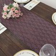 thumbnail image 2 of Efavormart Floral Lace Premium Table Top Runner For Weddings Birthday Party Decor Fit Rectangle and Round Table - Violet Amethyst, 2 of 11