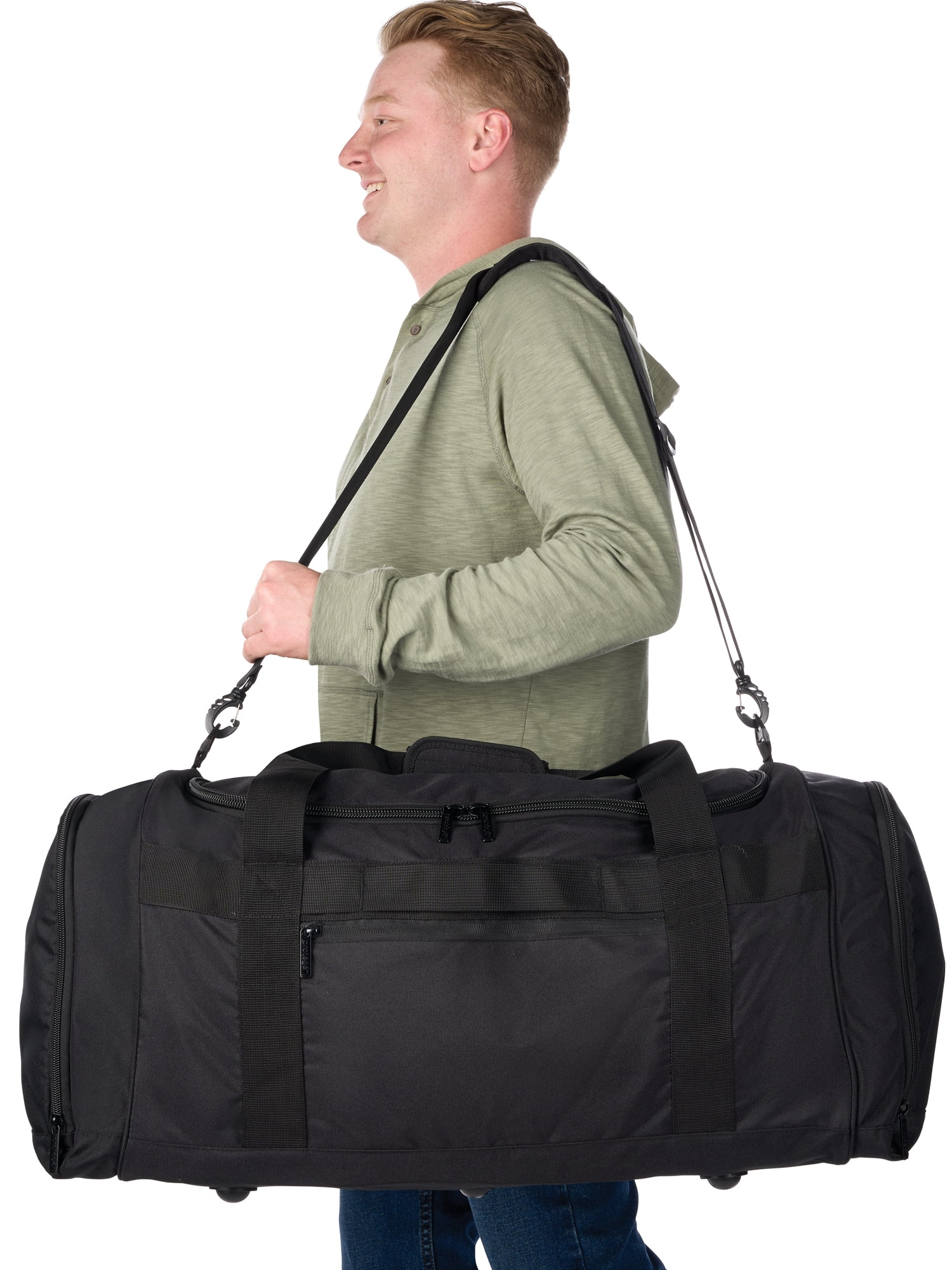 Protege Everyday Journey Large 28 in. Travel Duffel, Black