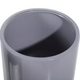 thumbnail image 4 of DecMode 14"W, 22"H, 20"W, 12"H Metal Contemporary Planter, Gray, 2-Piece, 4 of 13
