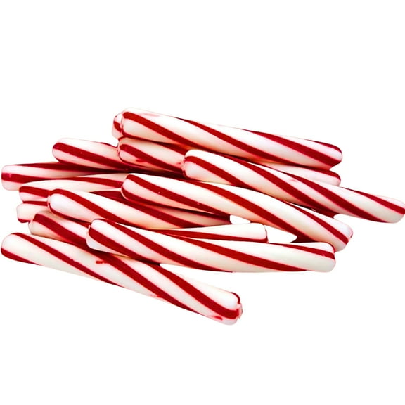(1) Soft Peppermint Candy Sticks,5 oz Bag Red & White Classic Cool Mint Flavor Melt-in-Your-Mouth Holiday Treats Dish Fillers Party Favors Gifting Stocking Stuffer