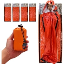 Emergency Bivy Sack Bivy Bag - Sleeping Bags Pack Mylar Survival Sleeping Bag Bivvy Sack Waterproof Lightweight Foil Compact Thermal Escape Camping
