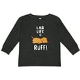 thumbnail image 3 of Inktastic Lab Life is Ruff Yellow Labrador Boys or Girls Long Sleeve Toddler T-Shirt, 3 of 5