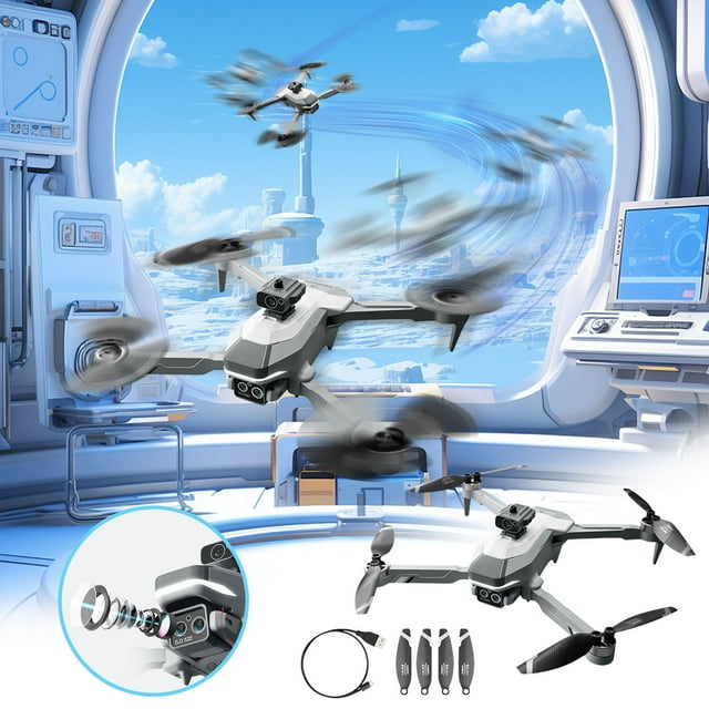 Oficina y papelería, Accesorios de escritorio, Drone con motor sin escobillas, Fotografía aérea de alta definición, Cuadricóptero plegable, Avión teledirigido para evitar obstáculos