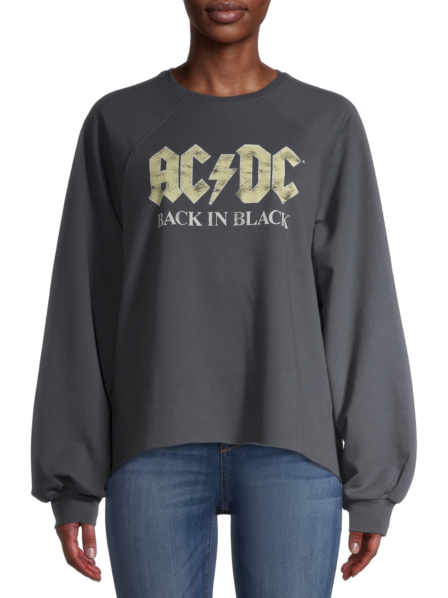 ac dc sweatshirt womens