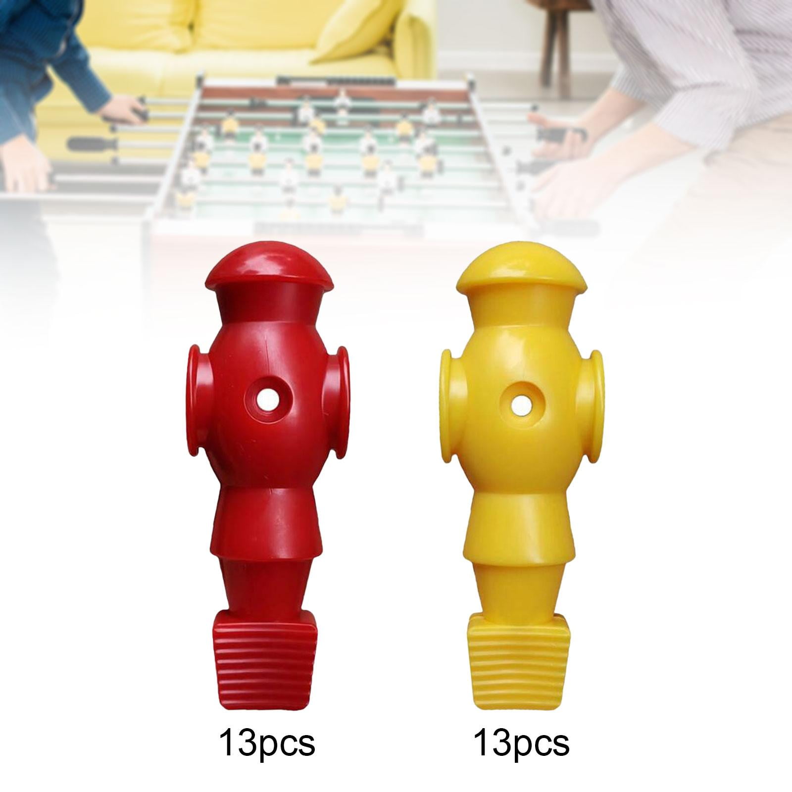 harayaa 26Pcs Table Soccer Men Player Football Player Birthday Indoor Table Game Toy Red Yellow