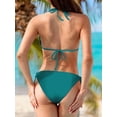 thumbnail image 5 of Charmo Grandient Bikini Swimsuits for Womens Two Piece Swimwear High Neck Bathing Suits, 5 of 5