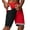 04:Red, variant on ASUDESIRE Men's Athletic Shorts 2 in 1 Workout Running Shorts with Reflective Zipper Pockets and Towel Loop-Blue-S