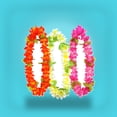 thumbnail image 3 of 18 Pack Beistle Luau Party Sunset Floral Leis, 3 of 7
