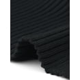 thumbnail image 5 of Agnes Orinda Women's Plus Size Turtleneck Sweater Slim Fit Long Sleeve Loose Knit Comfy Fall Winter Sweater 1X Black, 5 of 6