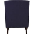 thumbnail image 4 of Fox Hill Trading Emma Armchair, Eggplant, 4 of 6
