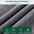 thumbnail image 2 of BEHOST 75.6" Chenille 3-Seater Sofa with Extra Deep Seats，Upholstered Couch with Side Storage & 2 Pillows, Cloud Sofa for Living Room，Dark Gray, 2 of 10
