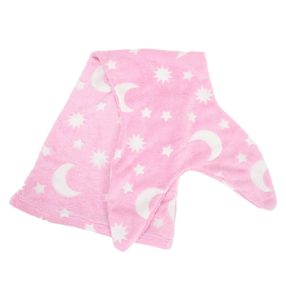 Tineasur Glow in The Dark Mermaid Sleeping Bag for Kids 1 Pcs Pink Fabric