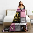 thumbnail image 3 of 50th Birthday Gifts for Women, Gift Ideas for Women Turning 50, 50 Year Old Blanket 50" X 60", 50th Birthday Gift for Wife, Sister, 50th Birthday Gift Ideas, 50th Birthday Blanket, 3 of 5