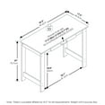thumbnail image 2 of Furinno JAYA 40-Inch White Narrow Console Table with Drawer. White, 2 of 2