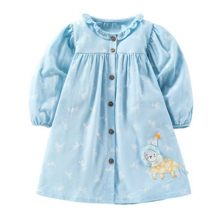 

Children s clothing Autumn cotton girl unicorn lace long sleeve children