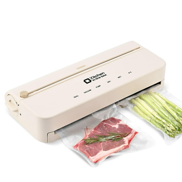 Máquina Selladora al Vacío Kitchen in the Box Smart, 125W, Beige