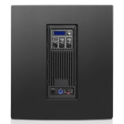 Sound Town Line Array Speaker System with One 18 Powered Subwoofer w/DSP and Speaker Output, Two 6 x 3 Line Array Speakers, Black (CARME-18M3)
