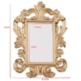 thumbnail image 2 of Jinsinto Royal Gold Small Picture Frame Baroque Style Poster Frame Mini Photo Frame For Picture Photo (gold 1pc), 2 of 4