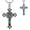 Benedict Cross, variant on Caravaca Crucifix Orthodox Cross Necklace 925 Sterling Silver St Benedict Jesus St Brigid Cross Necklaces Religion Jewelry Gifts for Men Women