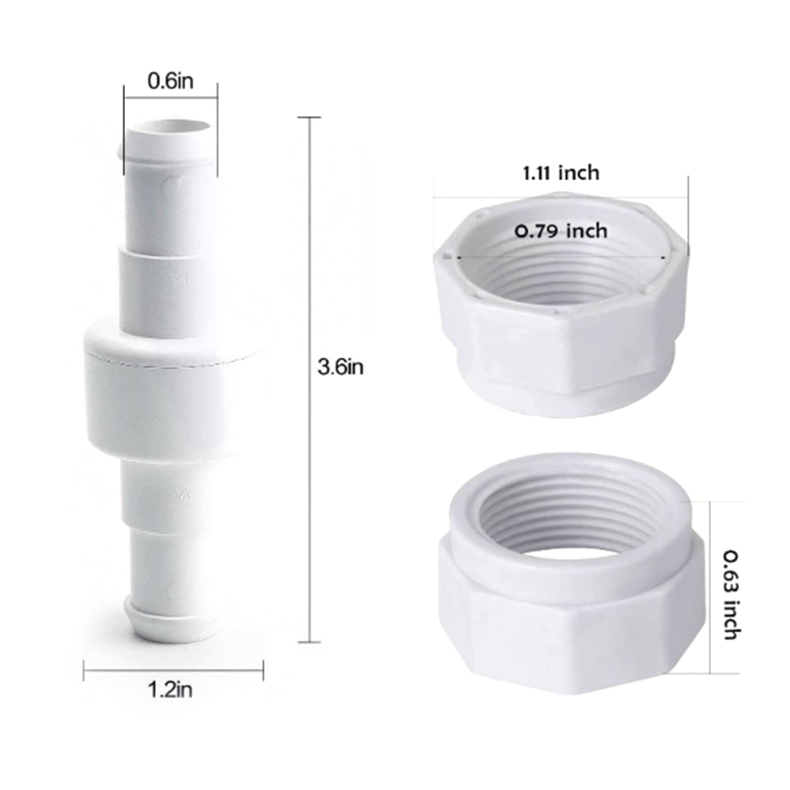 Pool Cleaner Hose Swivel Replacement Kit D20 D15 Polaris 280 3900 Ball