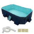 thumbnail image 2 of Foldable Swimming Pool, FoldingPet Swimming Pools Foldable Kiddie Pool Bath Pool Inflation Free For Home Outdoor1.6m / 5.25ft, 2 of 8