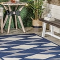 thumbnail image 7 of nuLOOM Mickey Geometric Indoor/Outdoor Area Rug, 4' x 6', Mickey Navy, 7 of 7