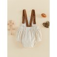 thumbnail image 5 of Newborn Football Romper Baby Boy Girl My 1st Football Season Embroidery Corduroy Overalls Infant One Piece Bodysuit Game Day Outfit, 5 of 8
