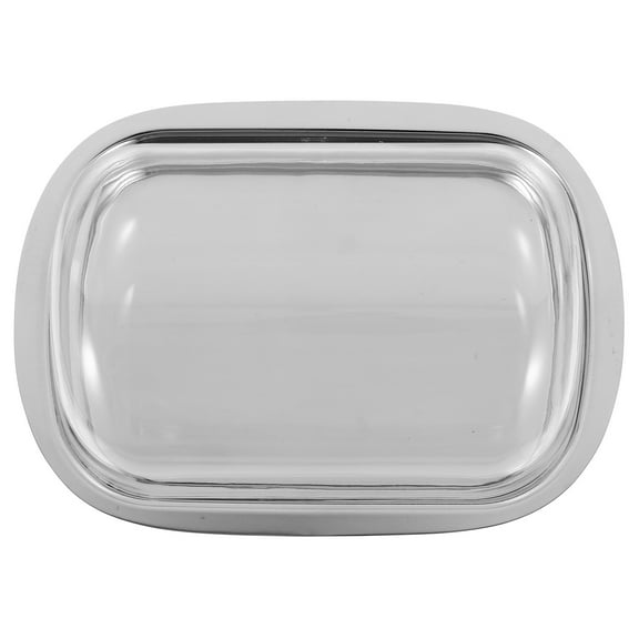 WRISTBIQUE  1Pack Airtight Butter Dish Transparent Plastic Simple Design Food Preservation Storage Container for Home Use
