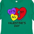 thumbnail image 4 of Inktastic 1st Valentine's Day Hearts Boys or Girls Long Sleeve Toddler T-Shirt, 4 of 5