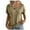 Khaki, variant on Patlollav Womens Tshirts Under $10, Tunic Tops for Women Loose Casual Short Sleeve V-Neck Solid Casual Blouse T-Shirt
